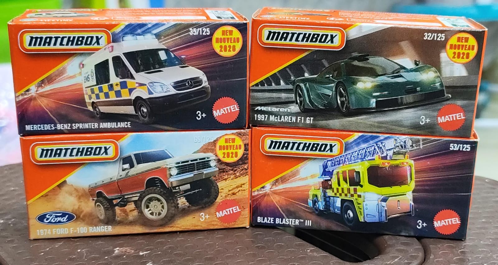 Matchbox Mainline - Combo Pack of 4 Cars - DNK70 - 002