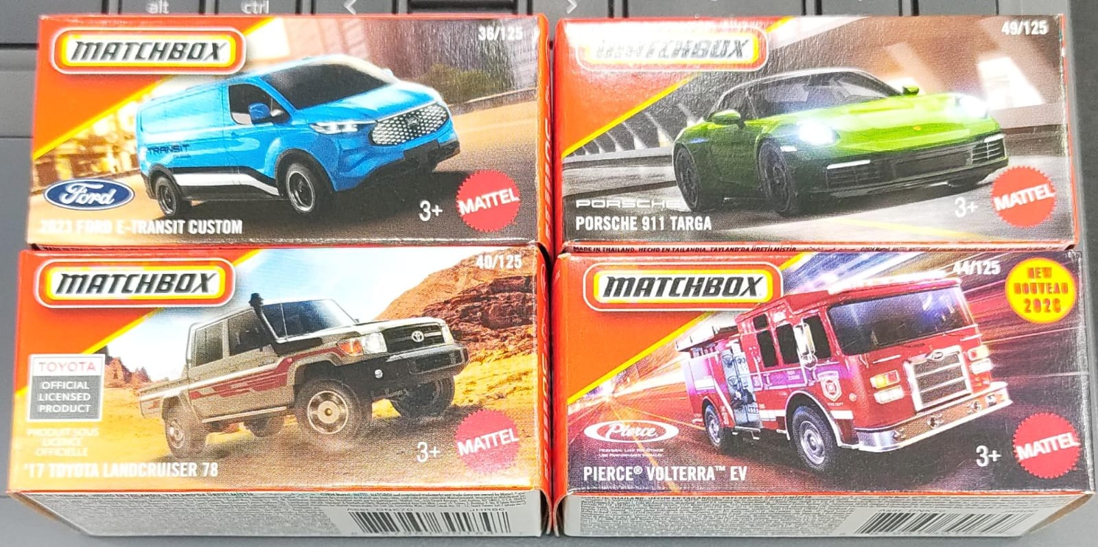 Matchbox Mainline - Combo Pack of 4 Cars - DNK70-04
