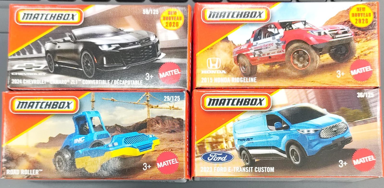 Matchbox Mainline - Combo Pack of 4 Cars - DNK70-1