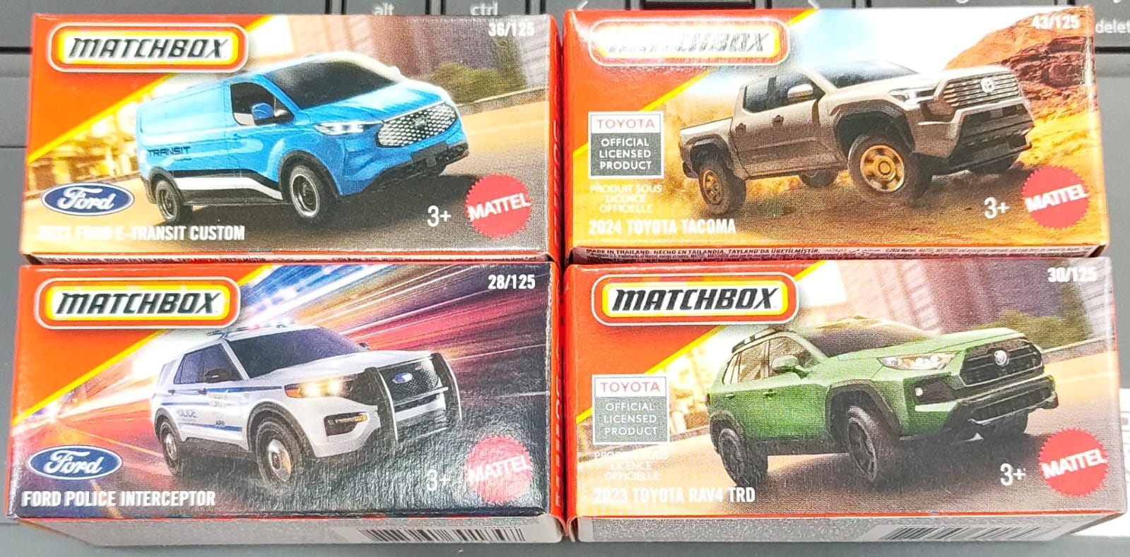Matchbox Mainline - Combo Pack of 4 Cars - DNK70