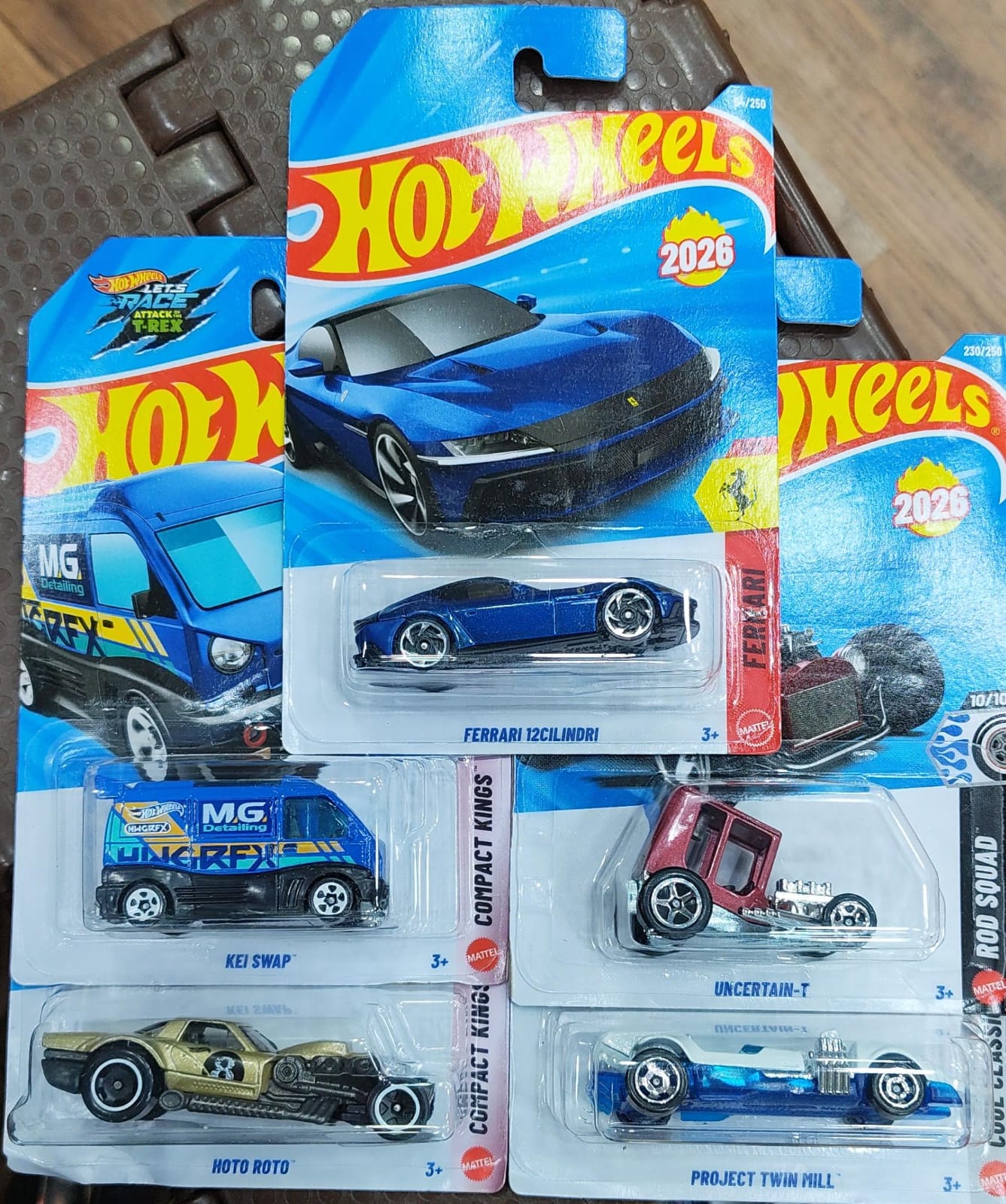 Hot Wheels Mainline - Pack of 5 Cars - M Case 2026 - 01