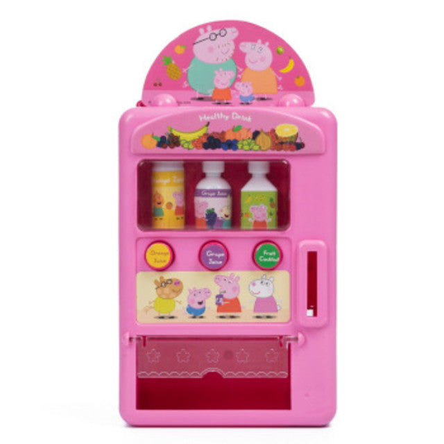 Peppa Pig Children’s Toy Soda Machine - Kids Automatic Soda Vending Machine