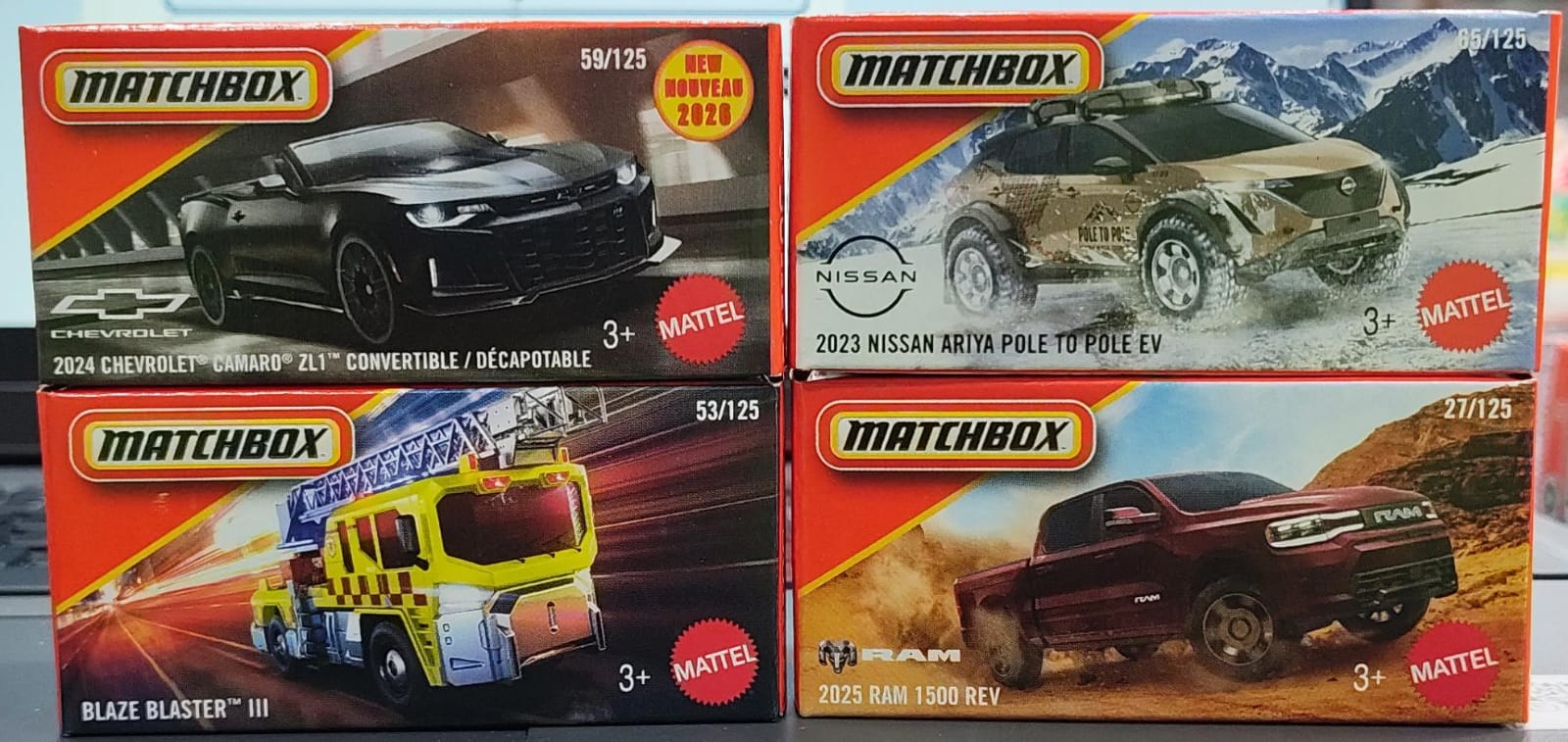 Matchbox Mainline - Combo Pack of 4 Cars - DNK70 - 003