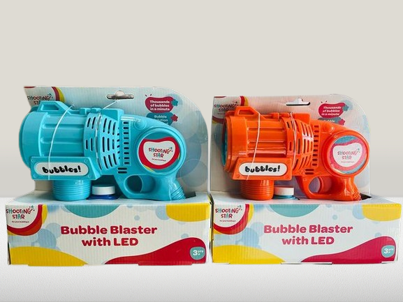 Bubble Blaster With Fuel Impulse Toys with LED for Kids Color may Vary