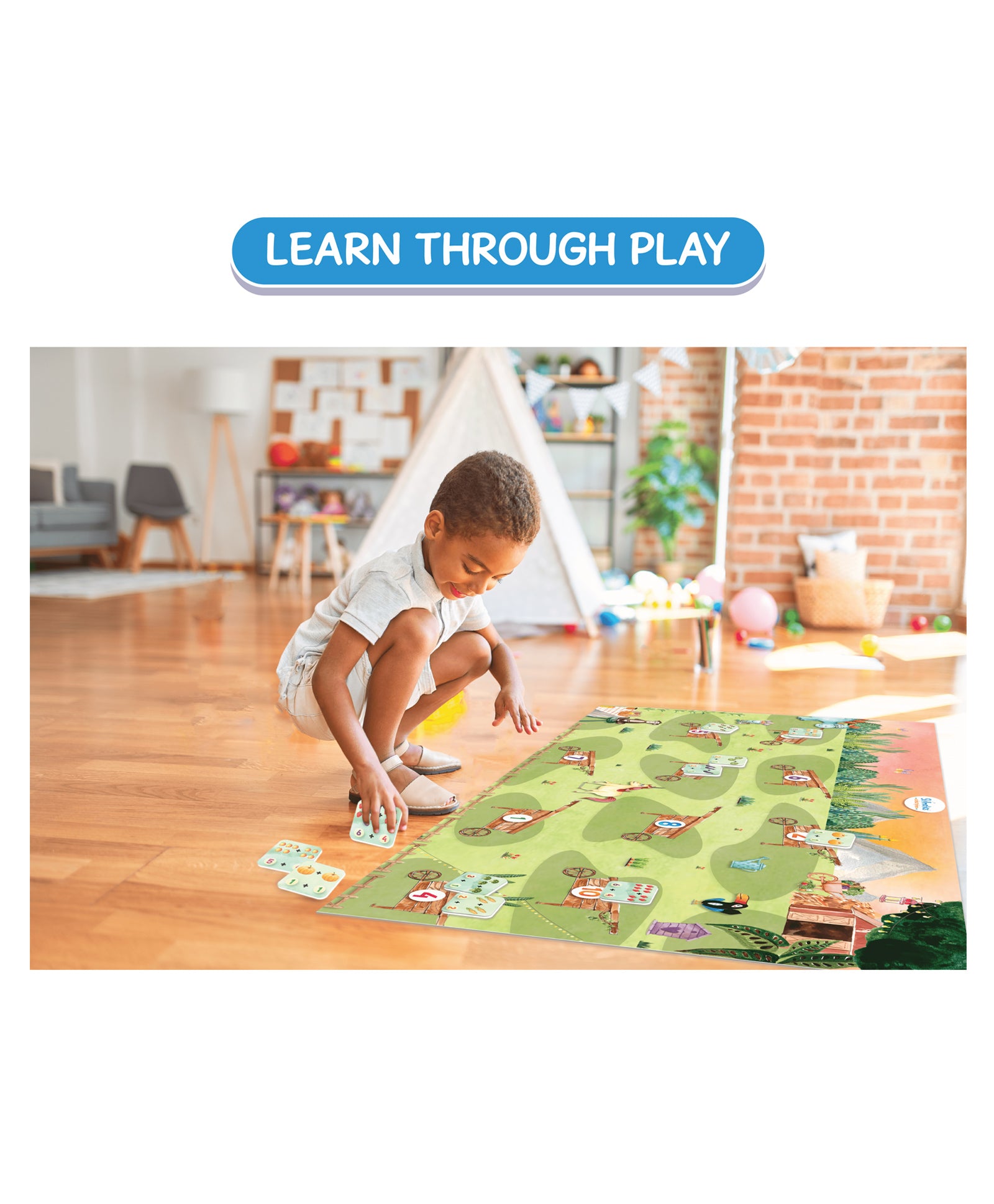 Skillmatics Preschool Toys Counting Carts Educational Game - Multicolor