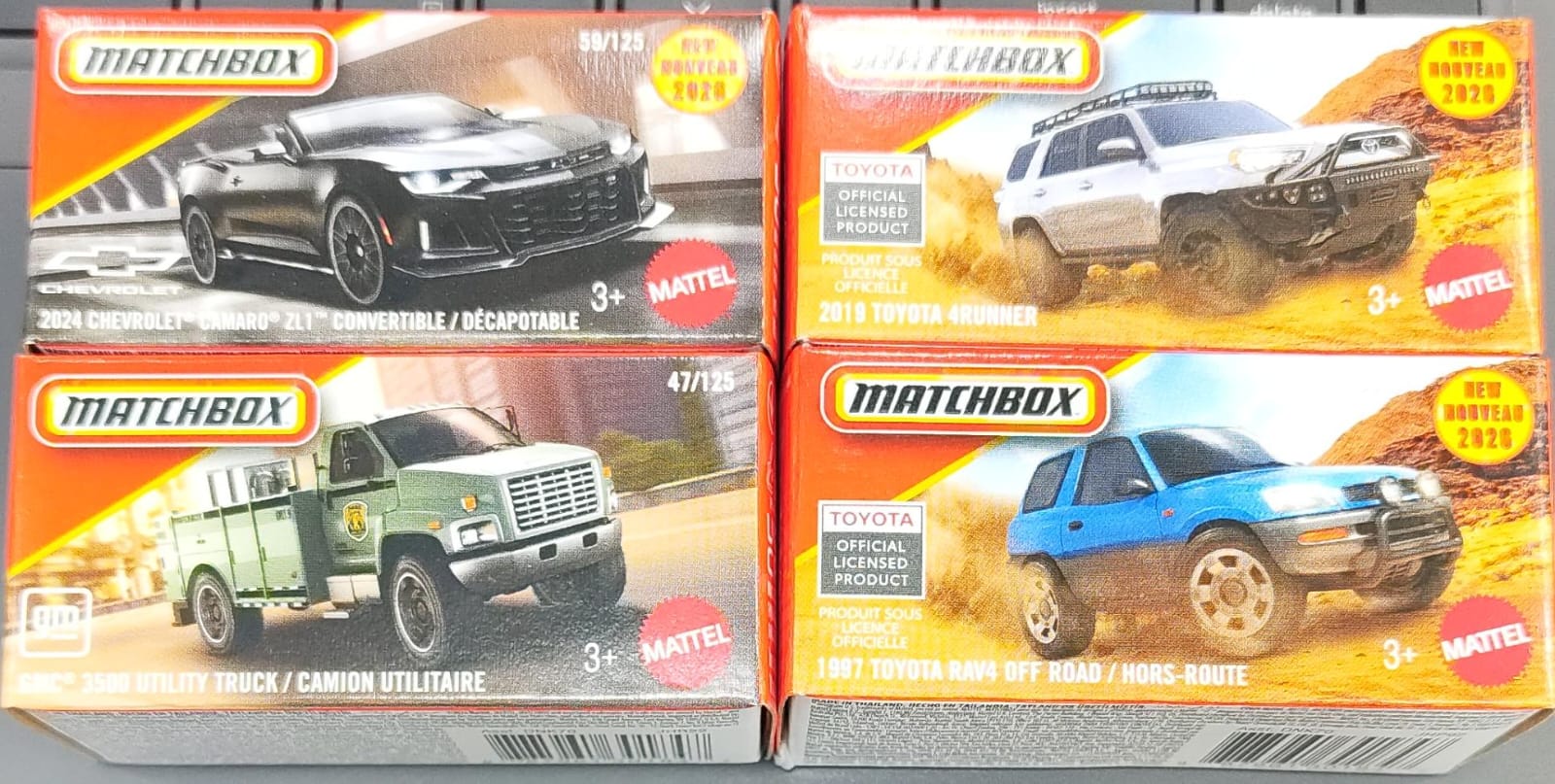 Matchbox Mainline - Combo Pack of 4 Cars - DNK70-03