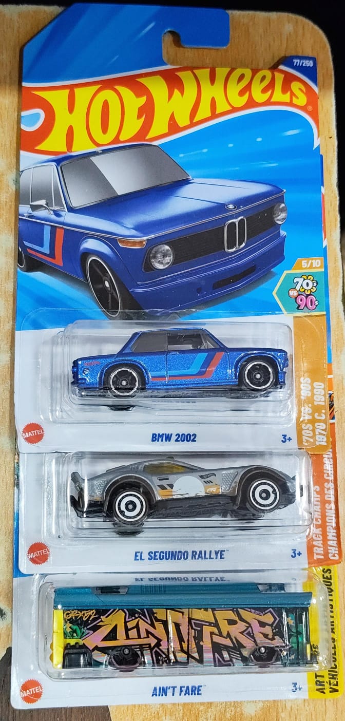 Hot Wheels Mainline - P Case 2025 - Combo Pack of 3 Cars - (2)