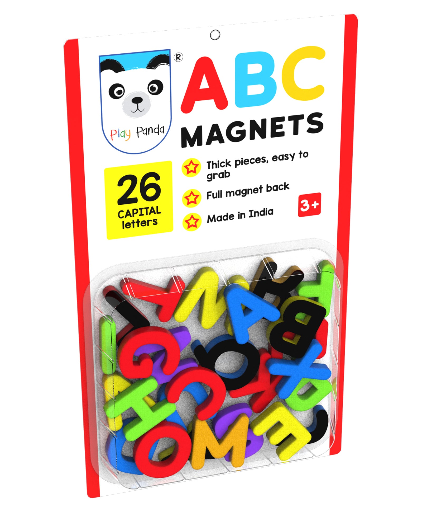 Play Panda ABC Magnets Capital Letters - 26 Pieces