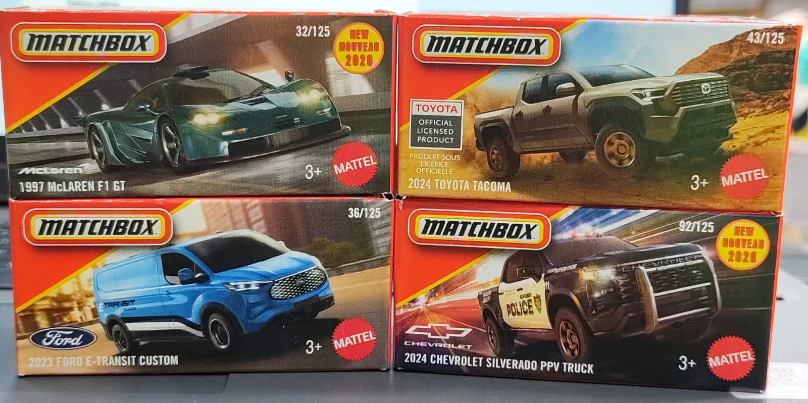 Matchbox Mainline - Combo Pack of 4 Cars - DNK70 - 001