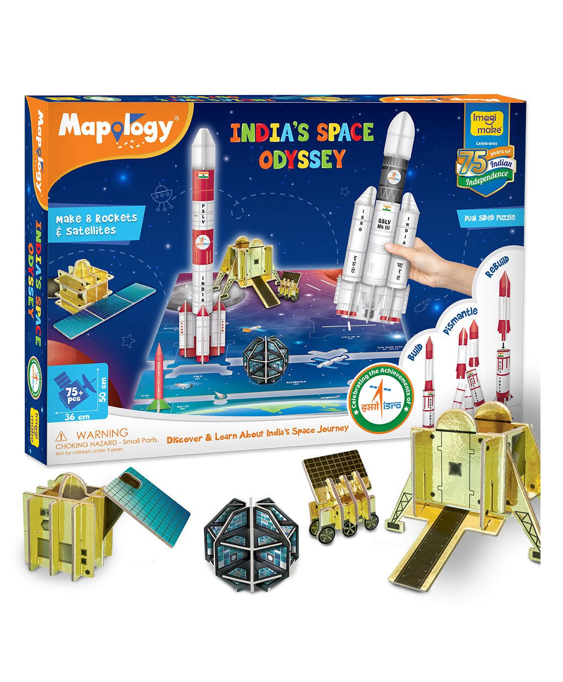 Imagi Make Mapology India's Space Odyssey - Multicolour