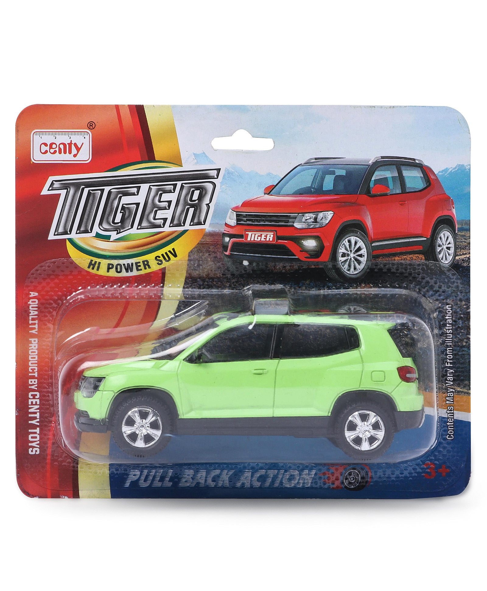 Centy Tiger SUV Pull Back Toy Car- Multicolor