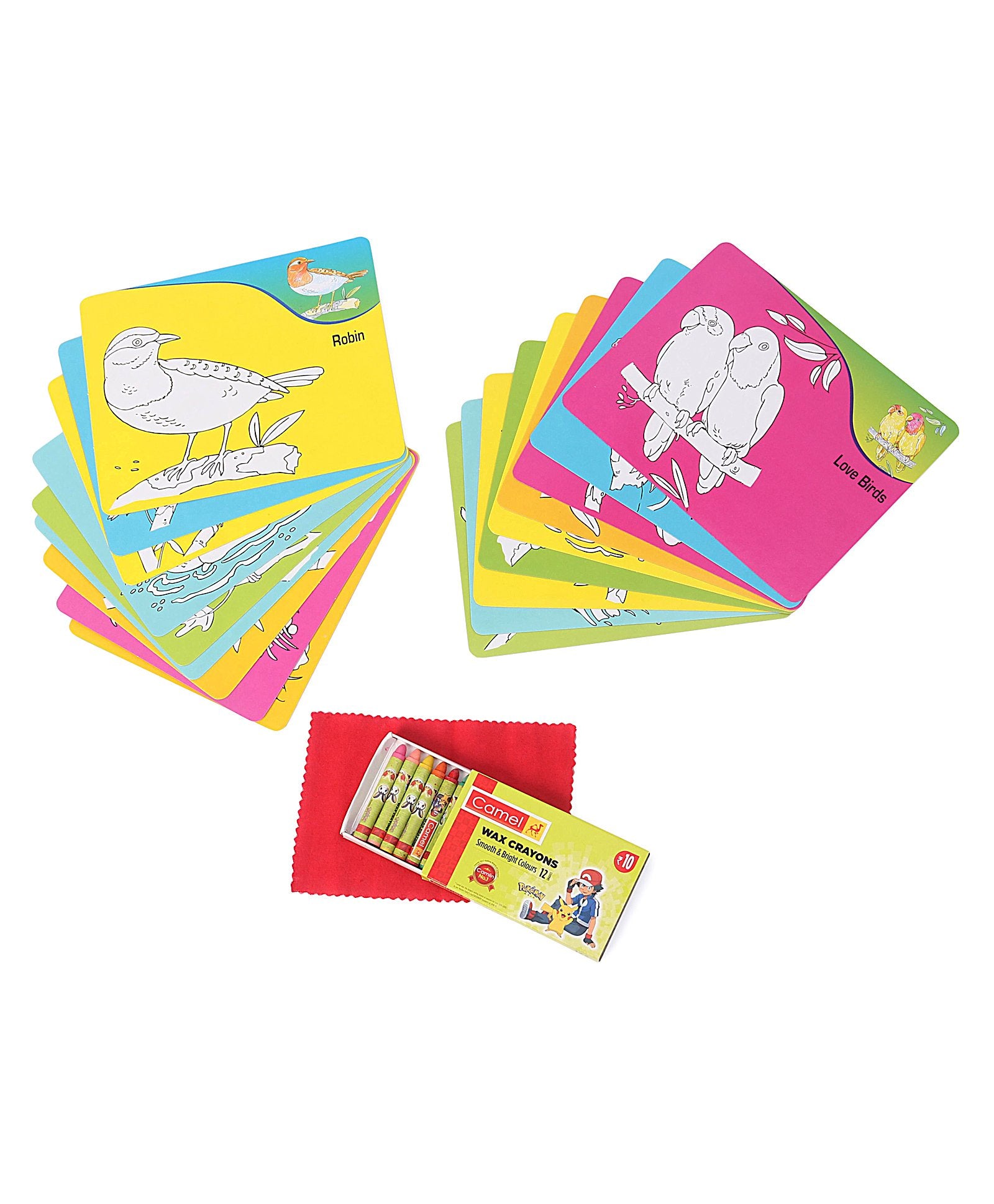Toysbox Colour It Wipe It Birds - Multicolor
