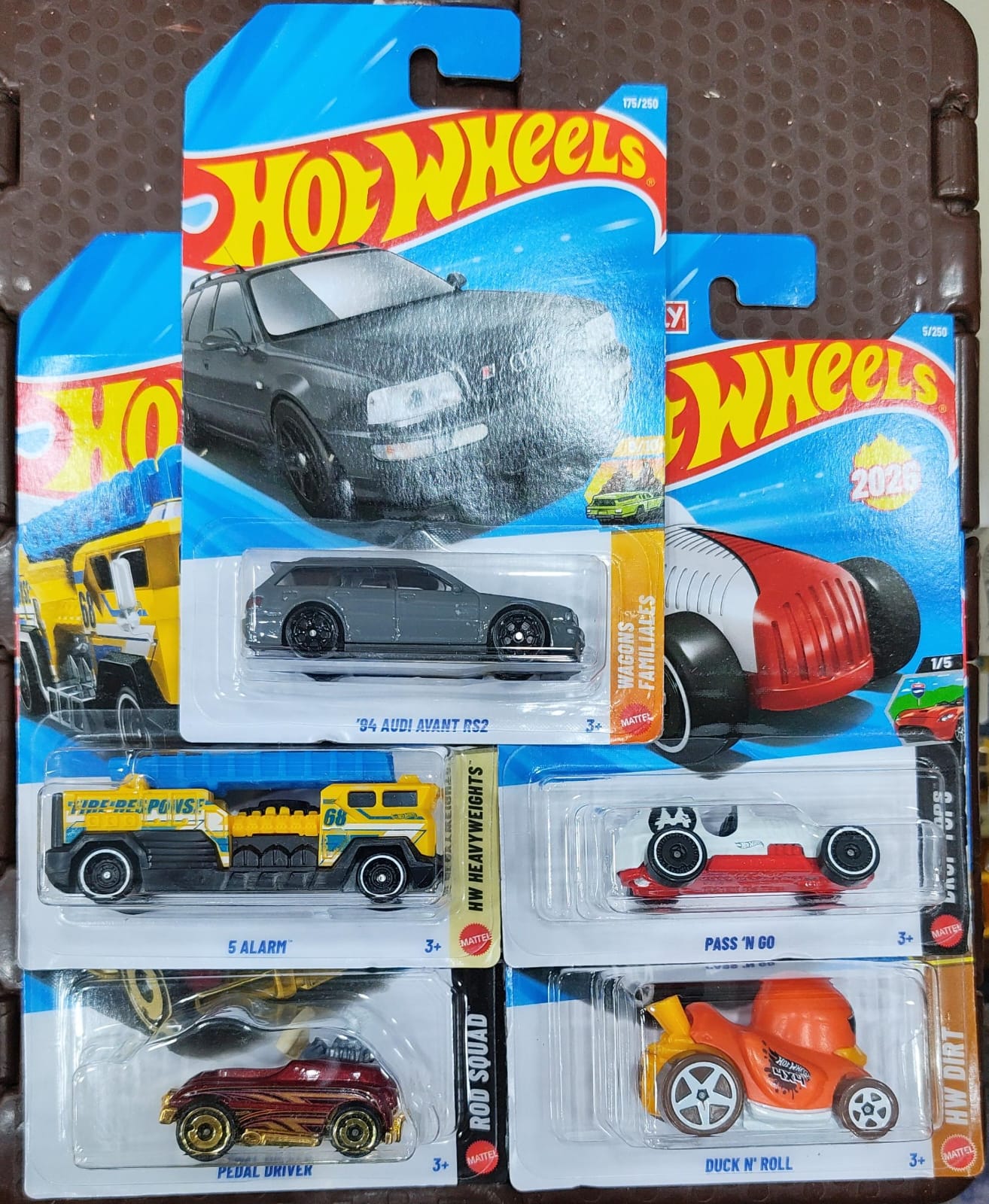 Hot Wheels Mainline - Combo Pack of Mix 5 Cars - K Case 2026