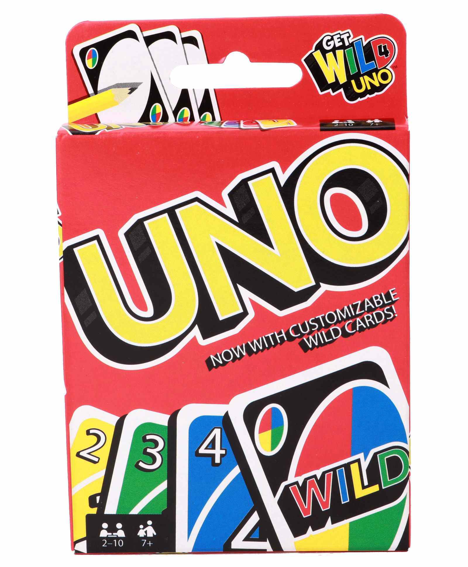 Mattel Uno Card Game With Customizable Wild Cards - Multicolor