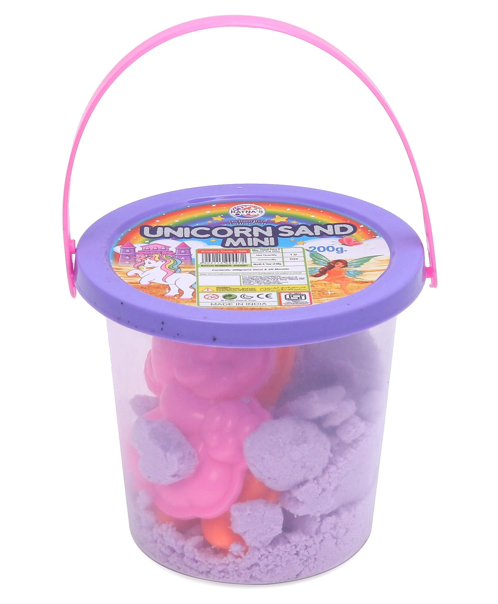 Ratnas Unicorn Mini Sand for kids - Purple