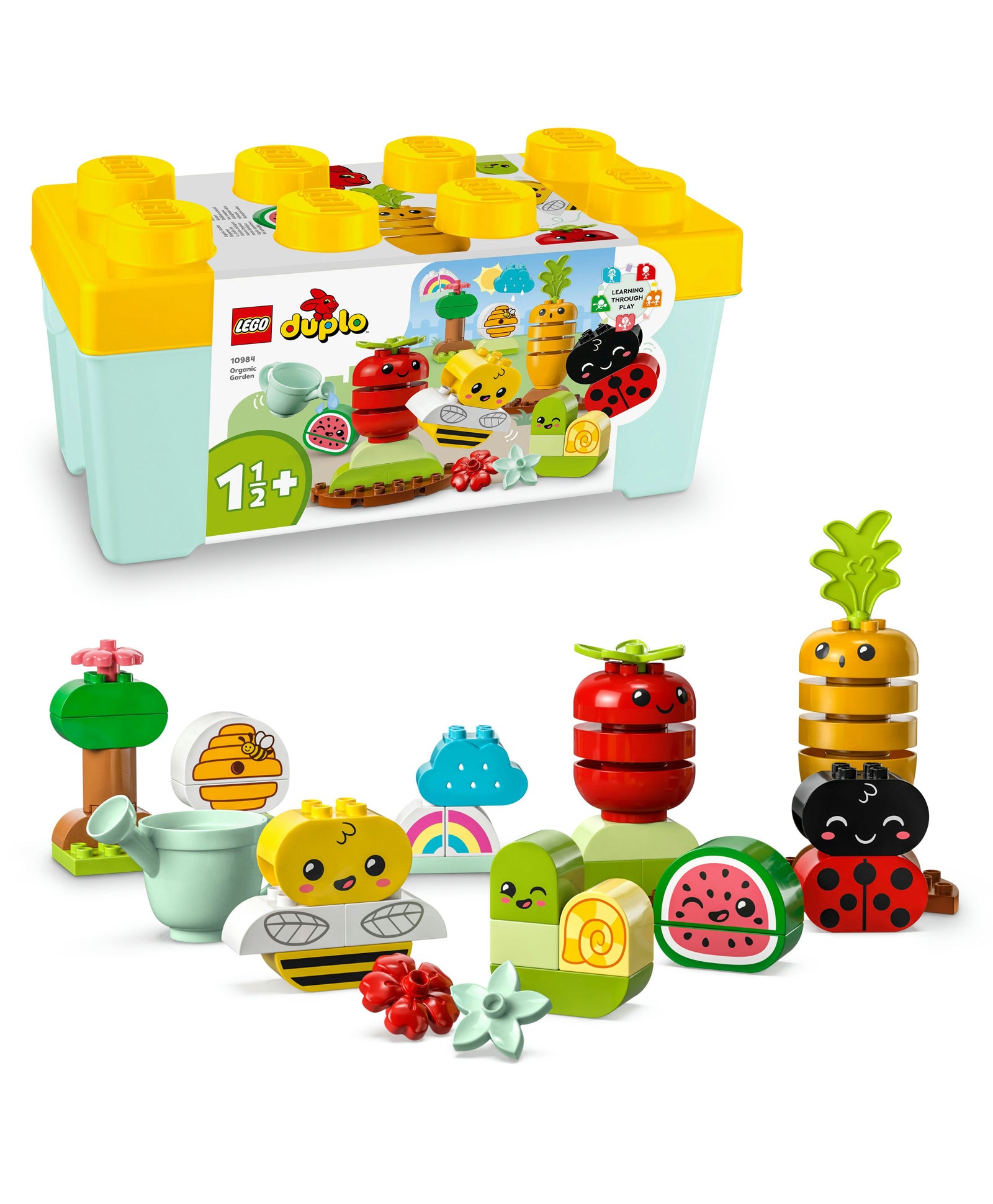 LEGO 10984 Duplo My First Organic Garden Building Toy Set of 43 Pieces- Multicolor