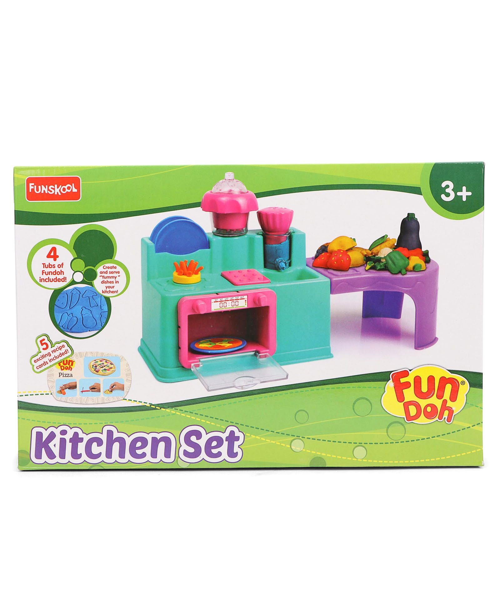 Funskool Fun Dough Kitchen Playset - MultiColor