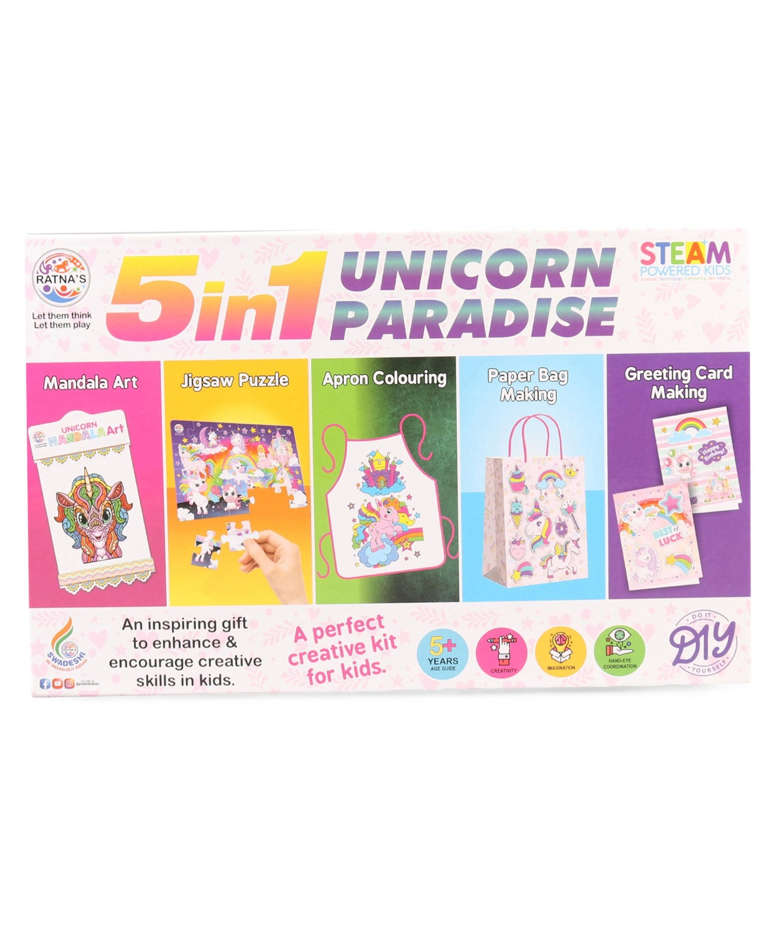 Ratnas 5 In 1 Unicorn Paradise - Multicolor