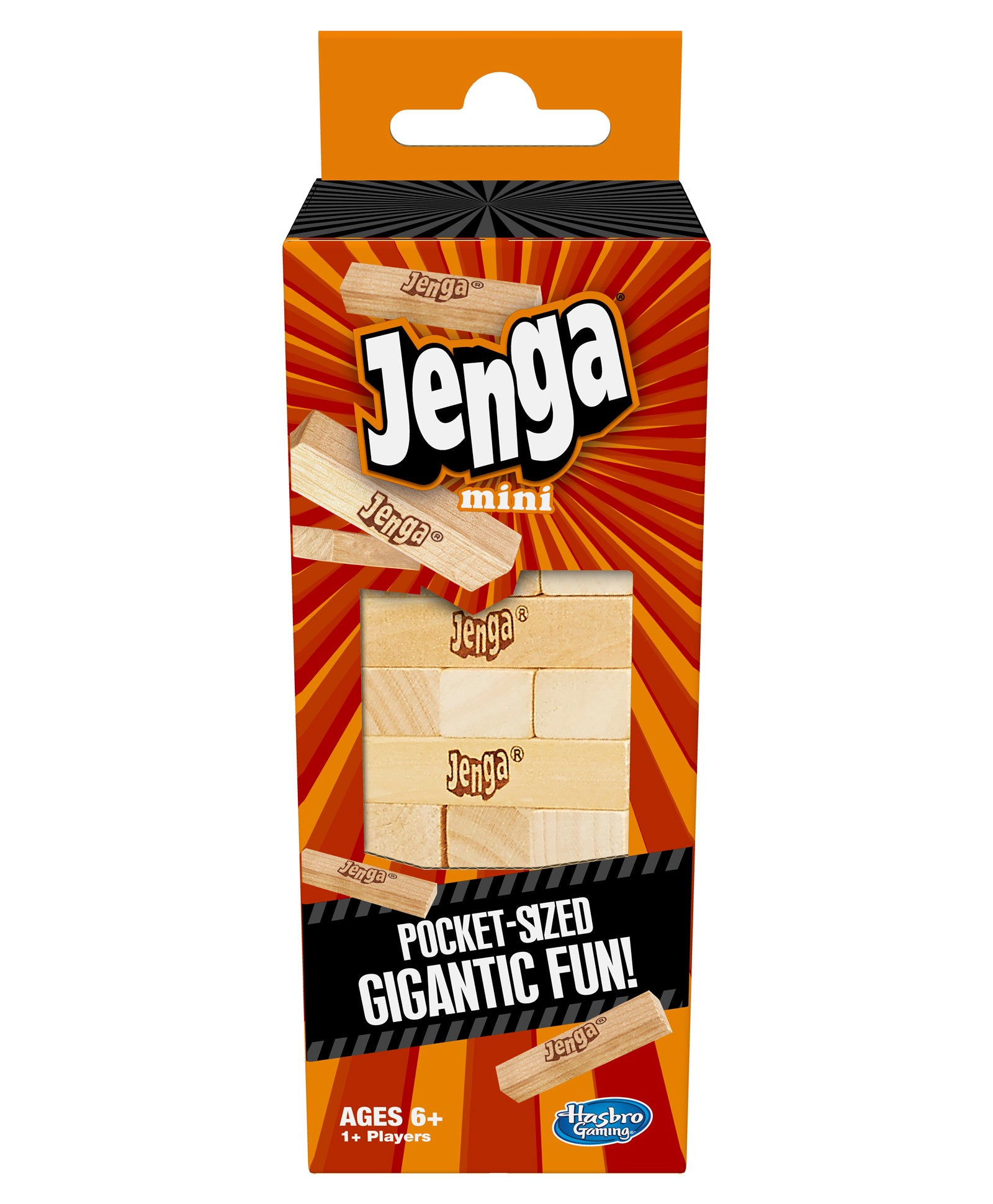 Hasbro Jenga Mini Stacking Tower Game - Beige