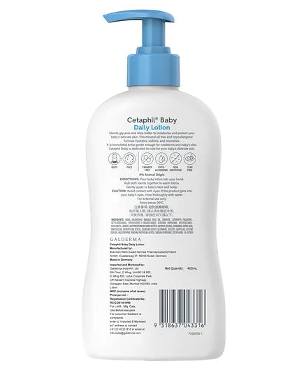 Cetaphil Baby Daily Lotion - 400 ml