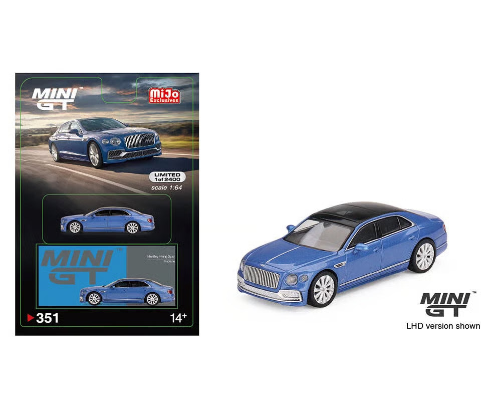 MINI GT #351 Bentley Flying Spur Neptune - Imported Edition – 1:64 Scale Die-Cast Model Car
