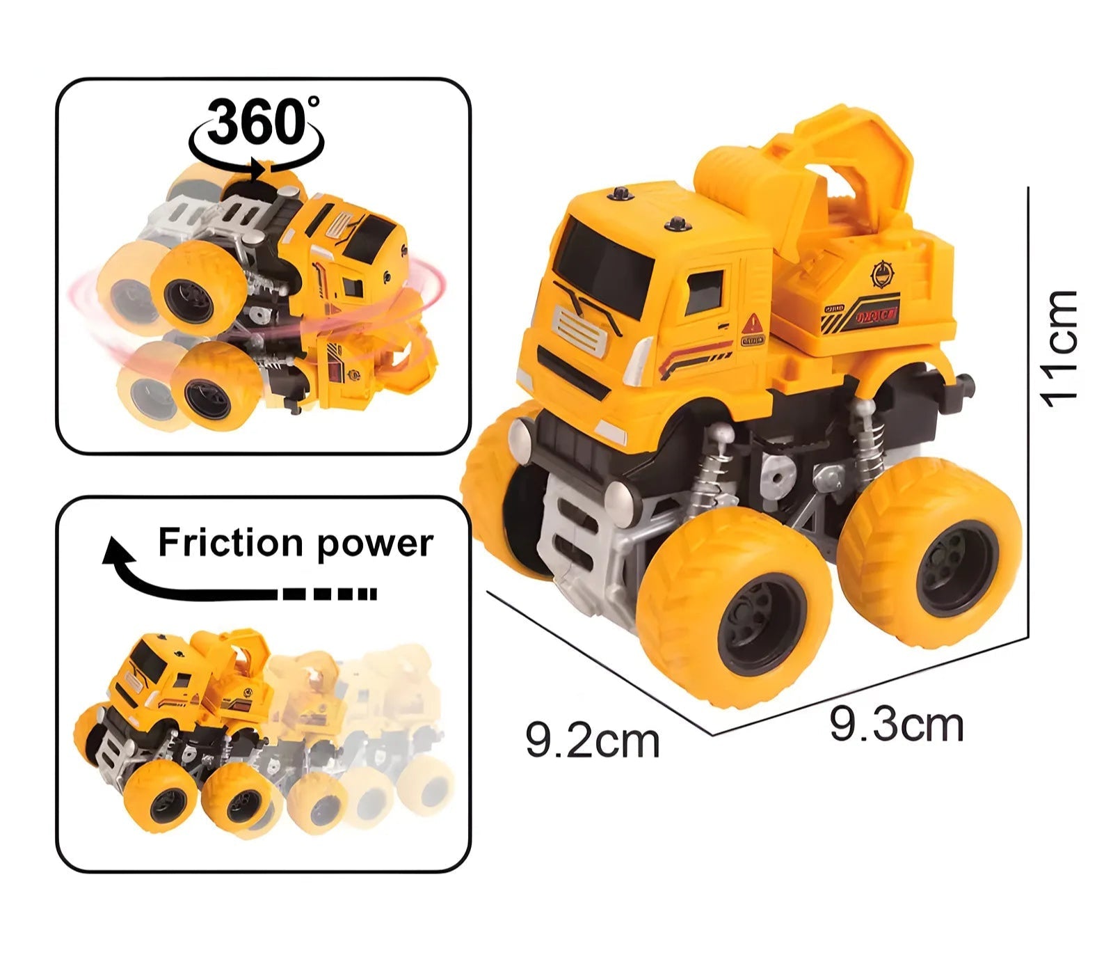 Itoys Car Toys Sanitation Truck Models Engineering Vehicle | Mega Machines | Off Road | Assorted