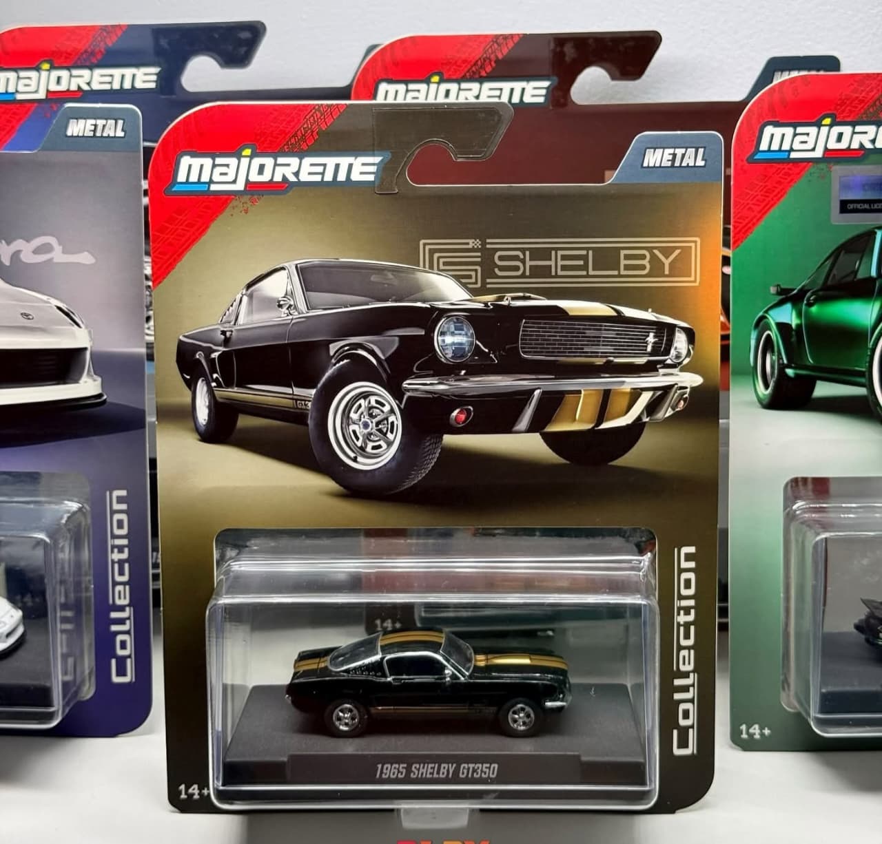 Majorette - Collector Edition -Combo Pack of 2 Cars - 1965 Shelby GT350 & 1955 Chevrolet Bel Air