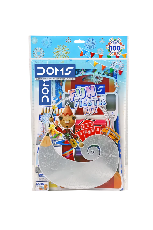 Doms Fun Fiesta Kit - Multicolor - Pack of 3 Pcs