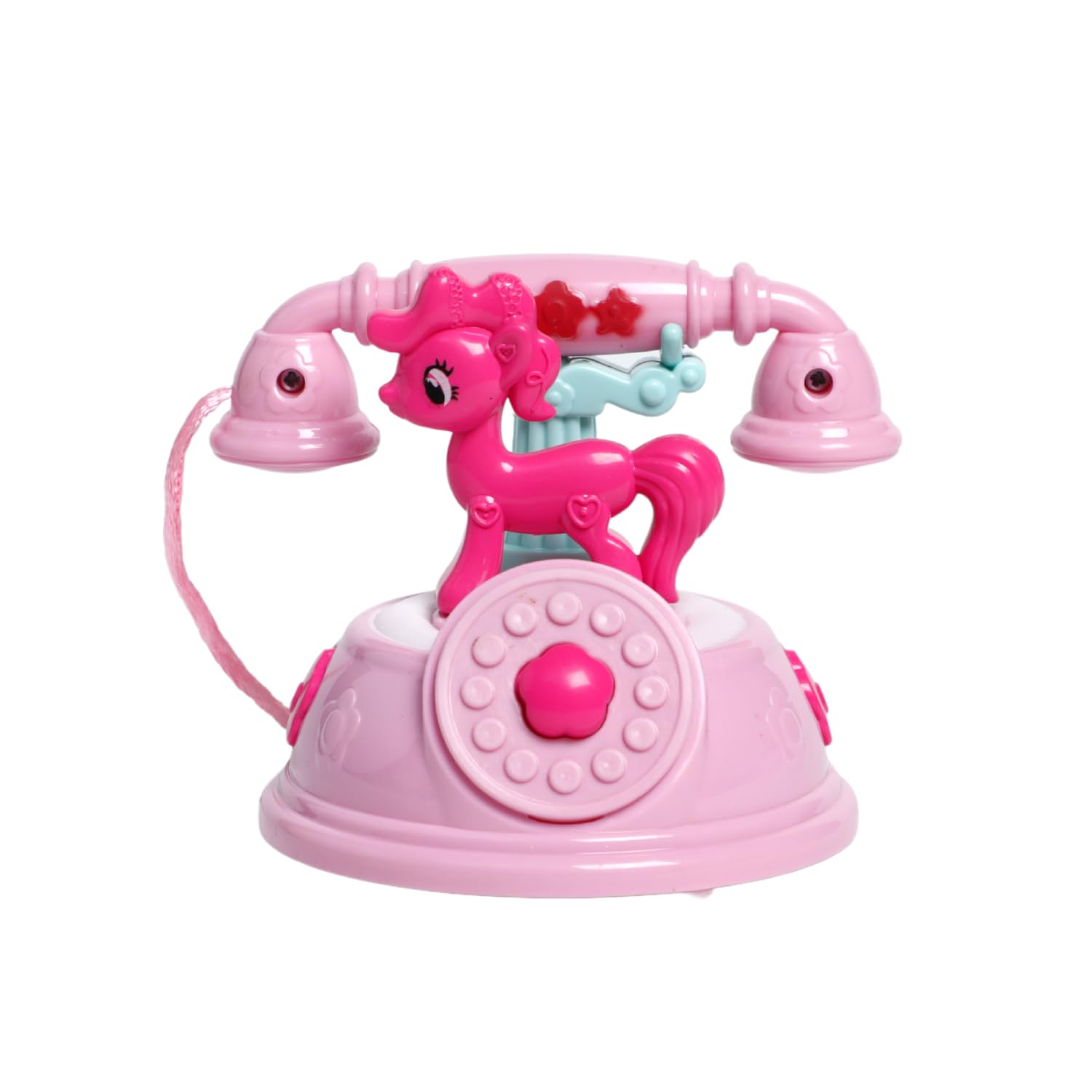Itoys Old-Style Musical Landline Telephone for Kids Color & Design may vary - Assorted