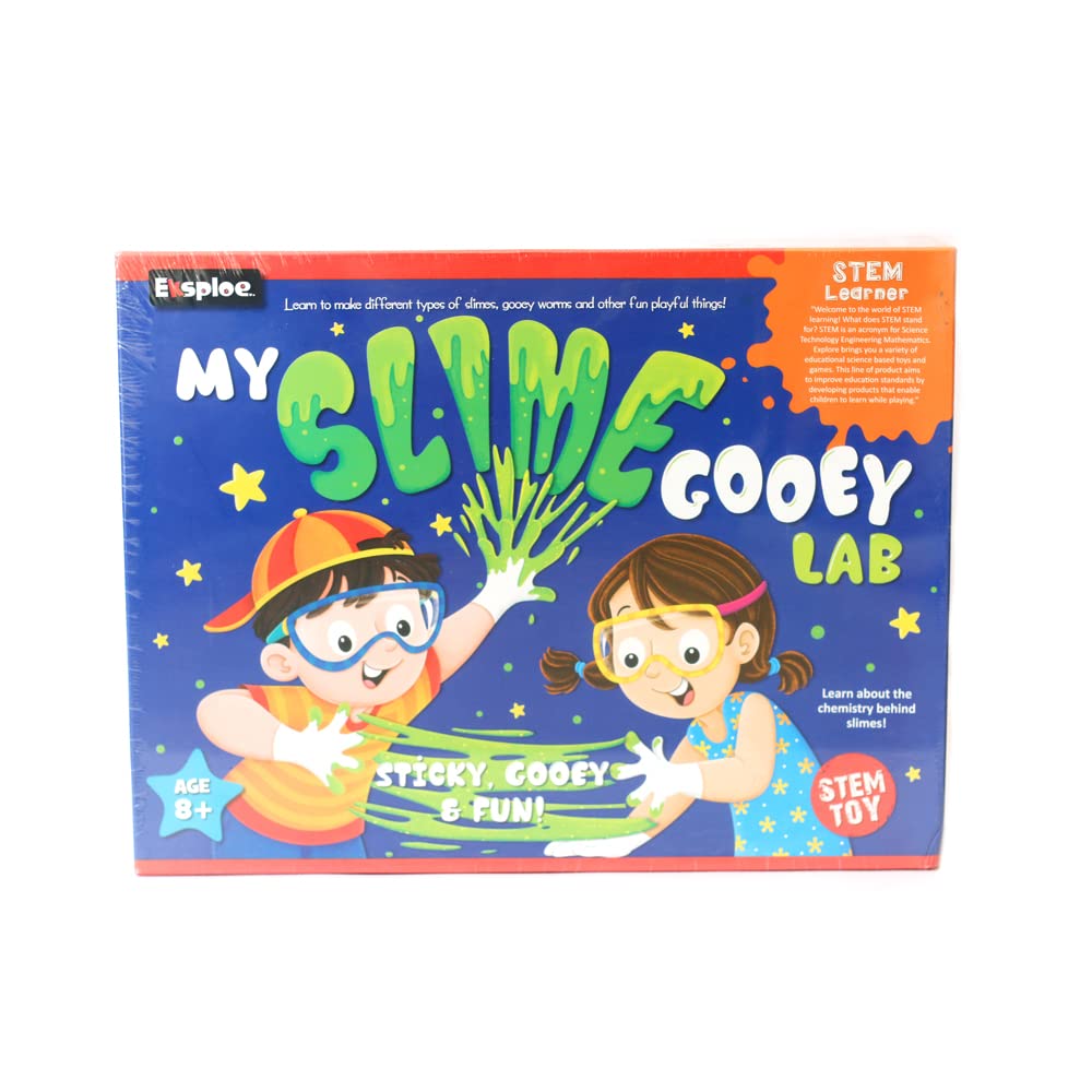 Explore My Slime Gooey Lab Activity Toy Kit for kids - multicolor