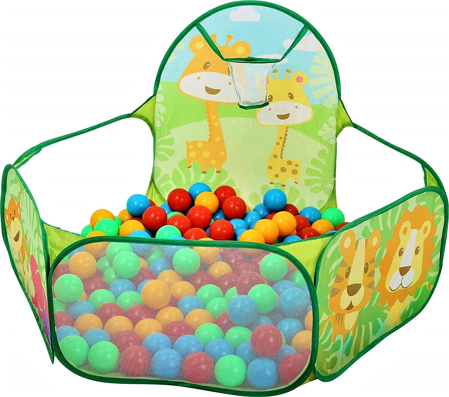 Zoo Ball Pool With 50 Balls - Multicolor