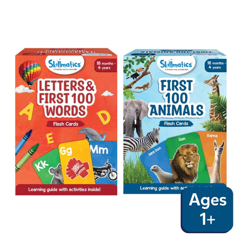 Skillmatics Flash Cards Combo for Toddlers - 200 Pictures