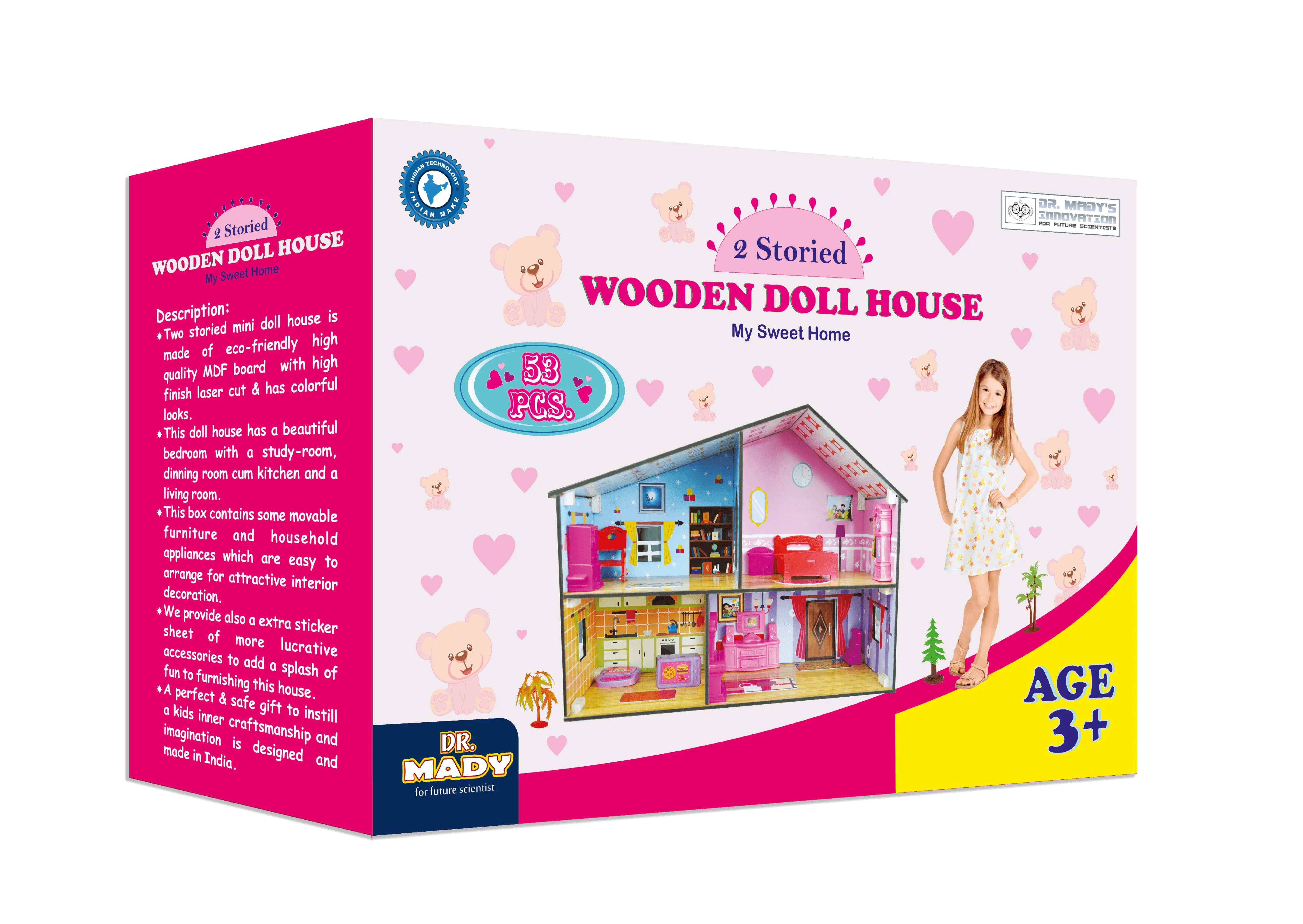 Dr. Mady's Mini Doll House - Multicolored