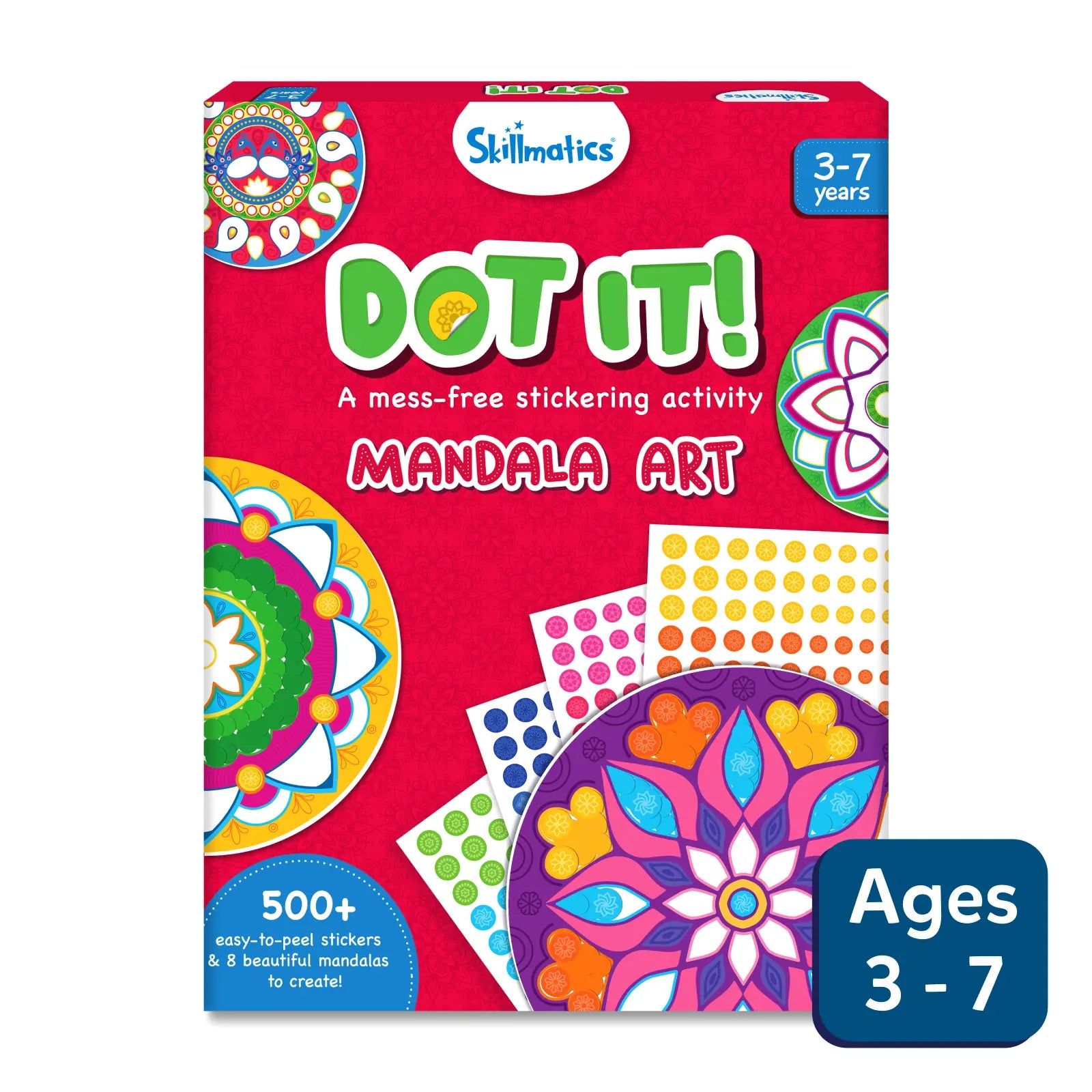 Skillmatics Dot it! - Mandala Art | No Mess Sticker Art | Multicolor