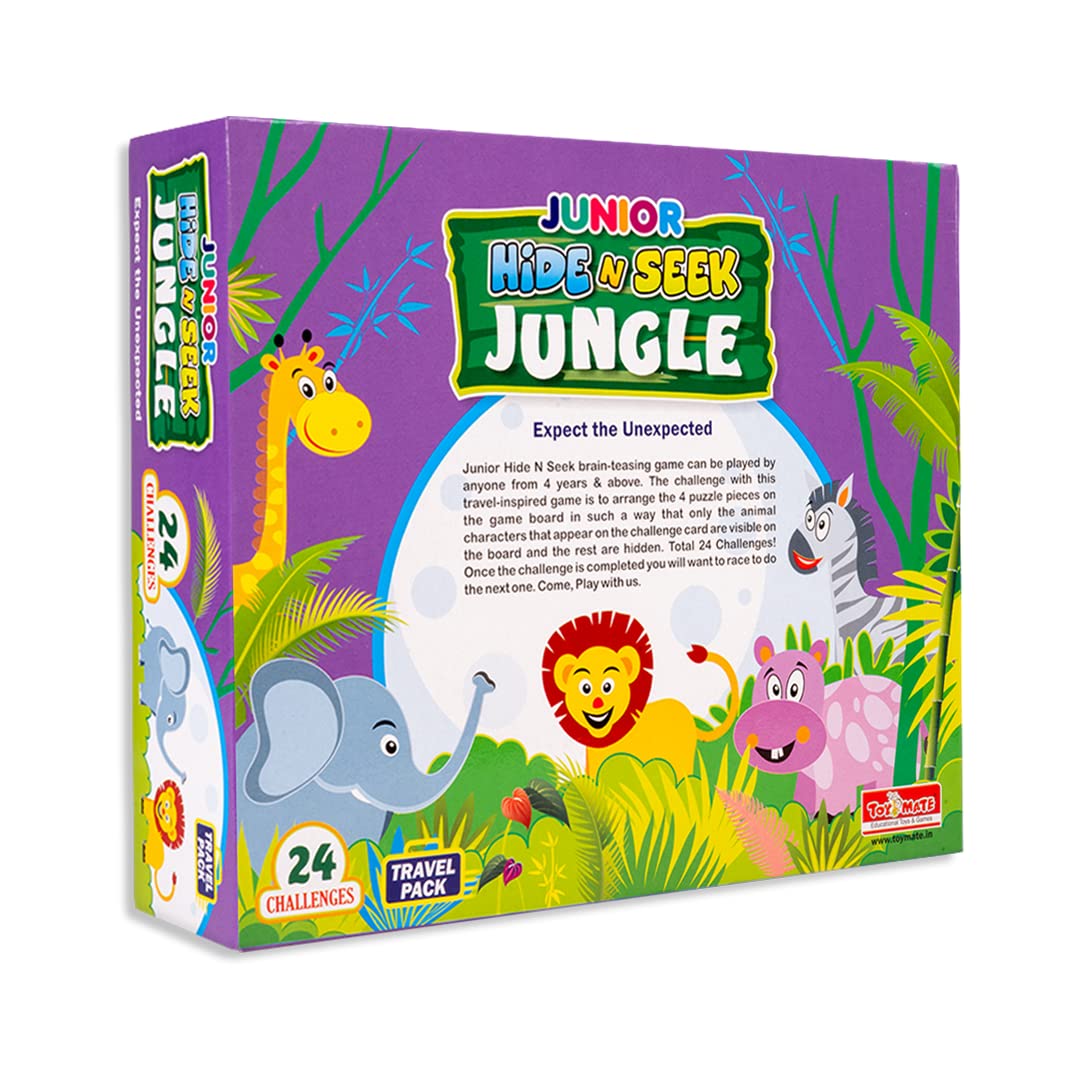 Toymate Hide N Seek Jungle Junior Brain Teasing Game - Multicolor