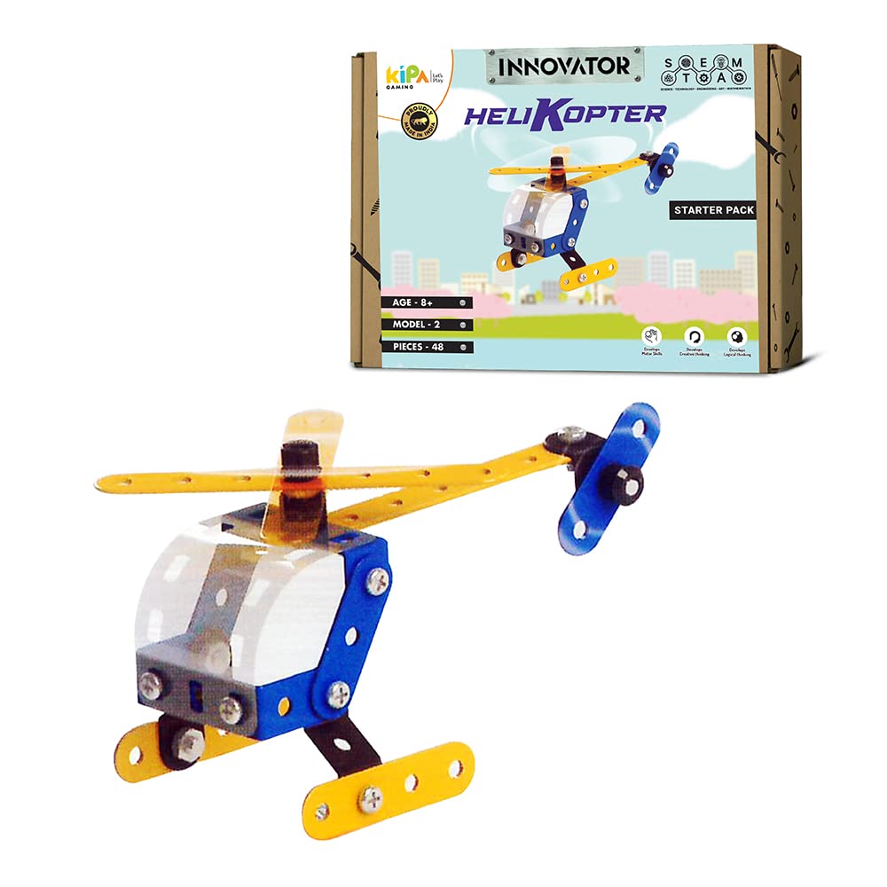 Kipa Gaming Innovator Helicopter Toy Model - Multicolor