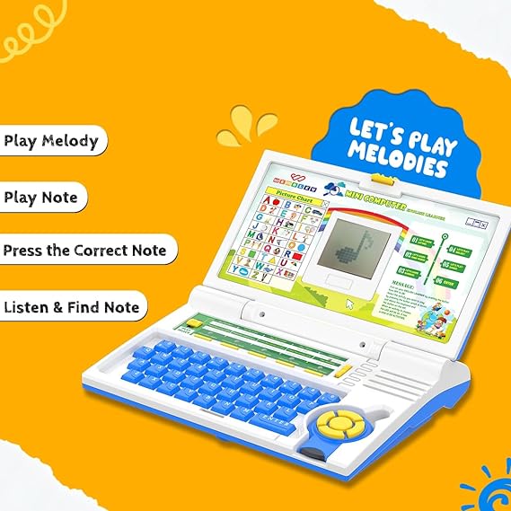 Seedo Wembley Educational Kids Laptop for Kids Computer Toys | Activity Learning | Multicolor
