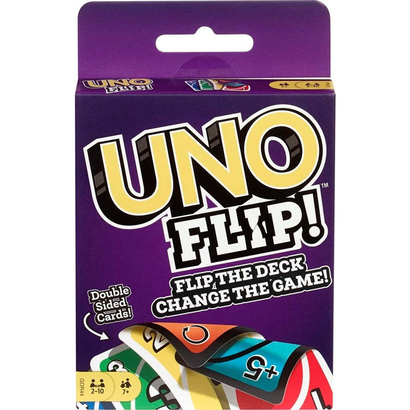 UNO Kid Mattel Games Uno Flip Side Card Game, Multicolor
