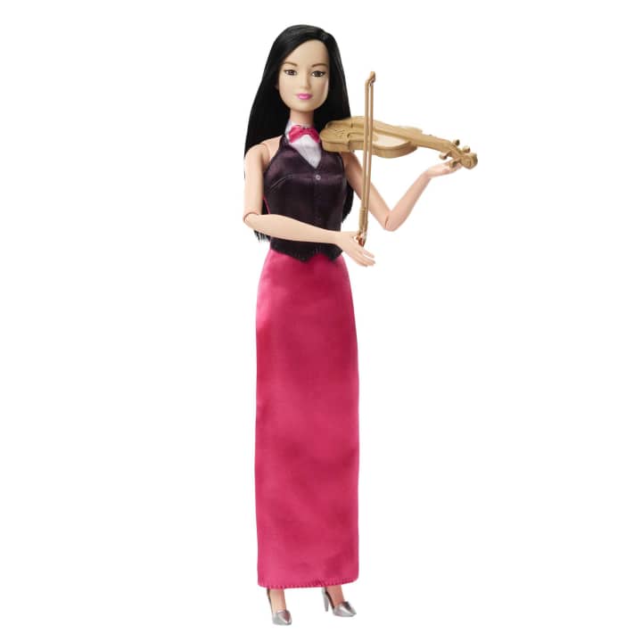 Barbie You can be anything, Violinist Musician Doll - Multicolor