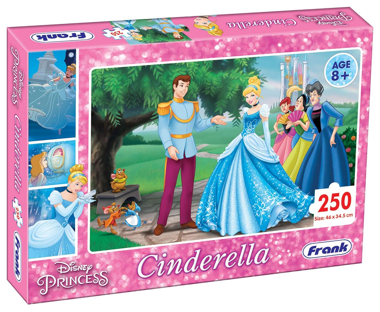 Frank Disney Princess Cinderella 250 Piece Jigsaw Puzzle for Kids - Multicolor