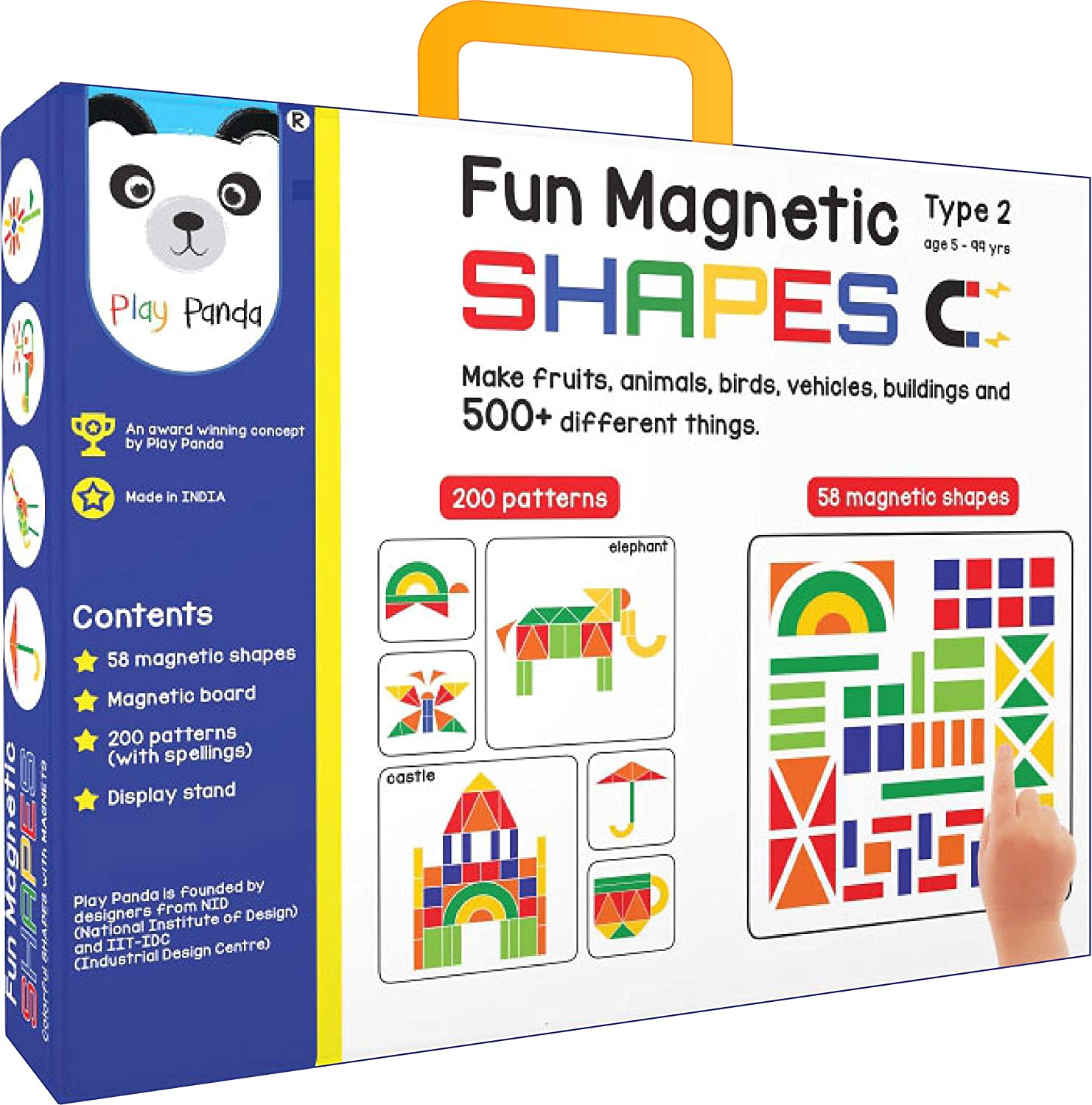 Play Panda Fun Magnetic Shapes (Junior) : Type 2
