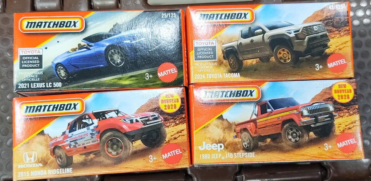 Matchbox Mainline - Combo Pack of 4 Cars - DNK70 - 006
