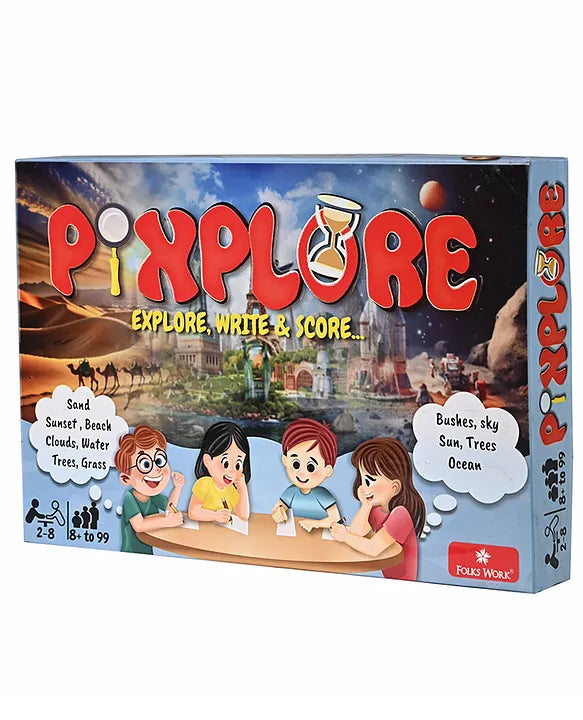 Folks Work Pixplore Board Game - Multicolor