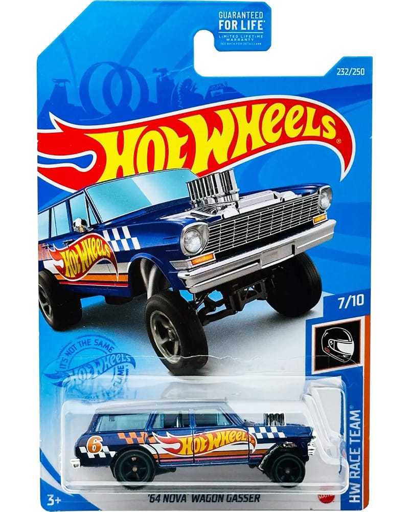 Hot Wheels Imported Premium - '64 Nova Wagon Gasser - Super Treasure Hunt - HW Race Team