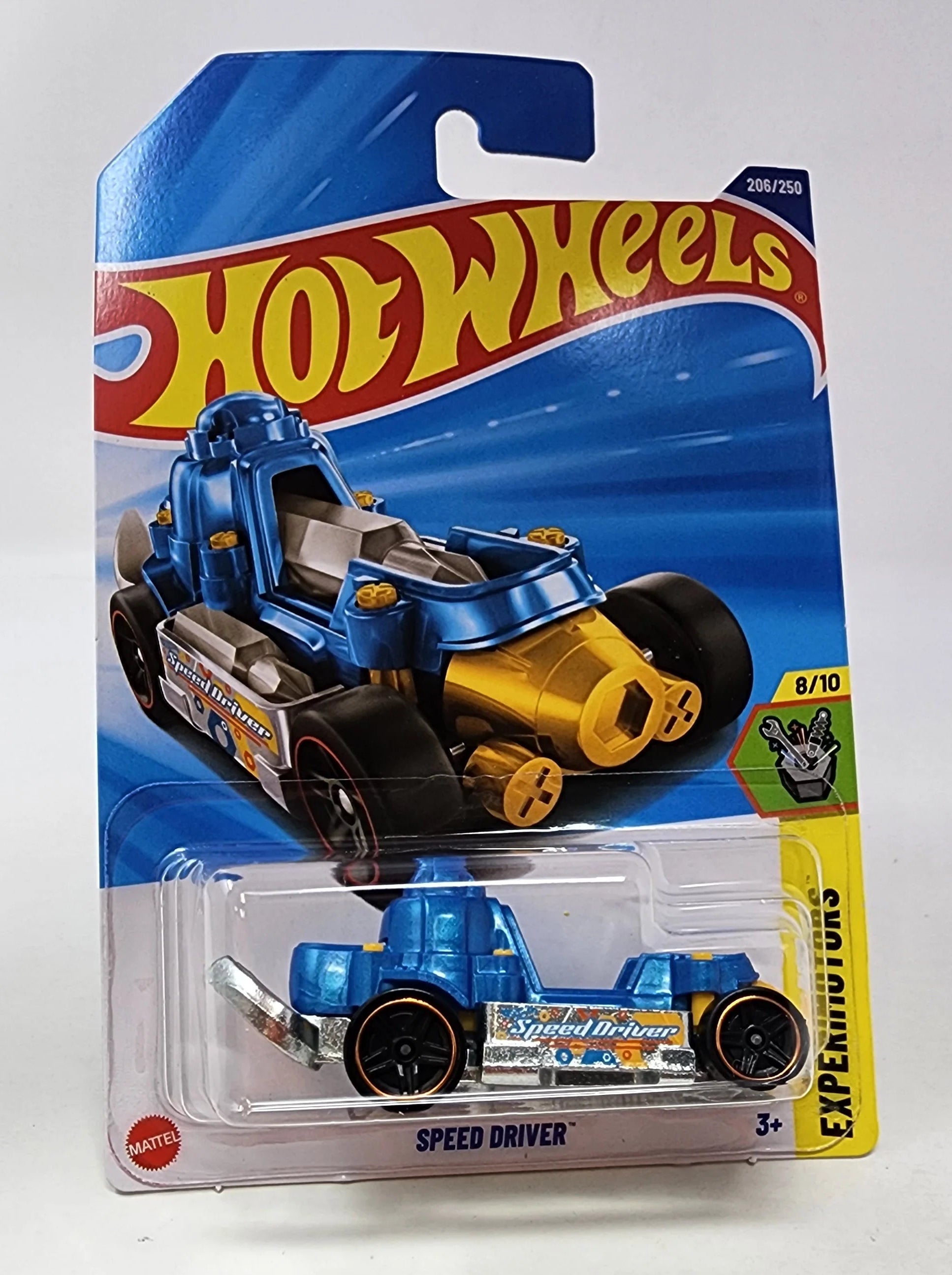 Hot Wheels Mainline - K Case 2025 - Speed Driver - HW Experimotors - Long Card
