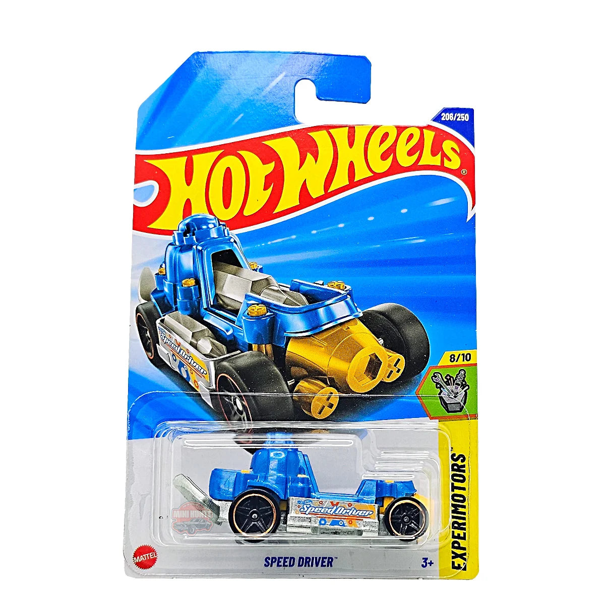 Hot Wheels Mainline - L Case 2025 - Speed Driver - HW Experimotors - Long Card