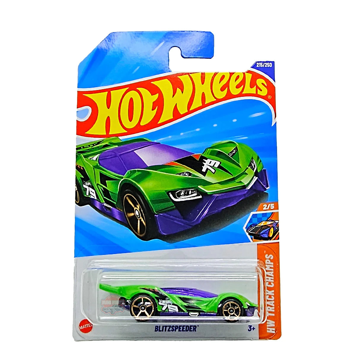 Hot Wheels Mainline - L Case 2025 - Blitzspeeder - HW Track Champs - Long Card