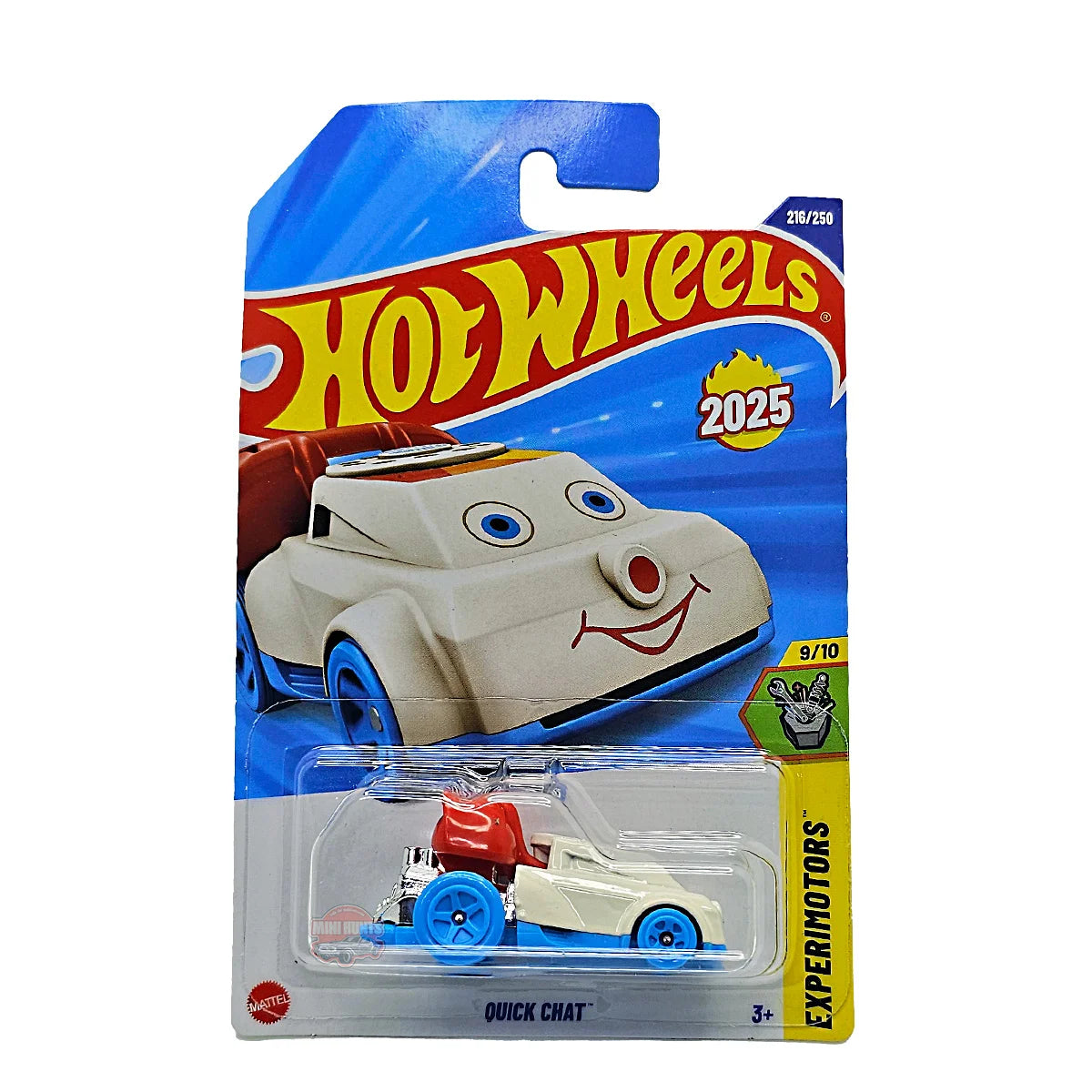 Hot Wheels Mainline - L Case 2025 - Quick Chat - HW Experimotors - Long Card