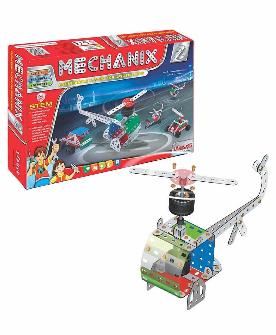 Mechanix 2 Engineering System For Creative Kids - Multicolor
