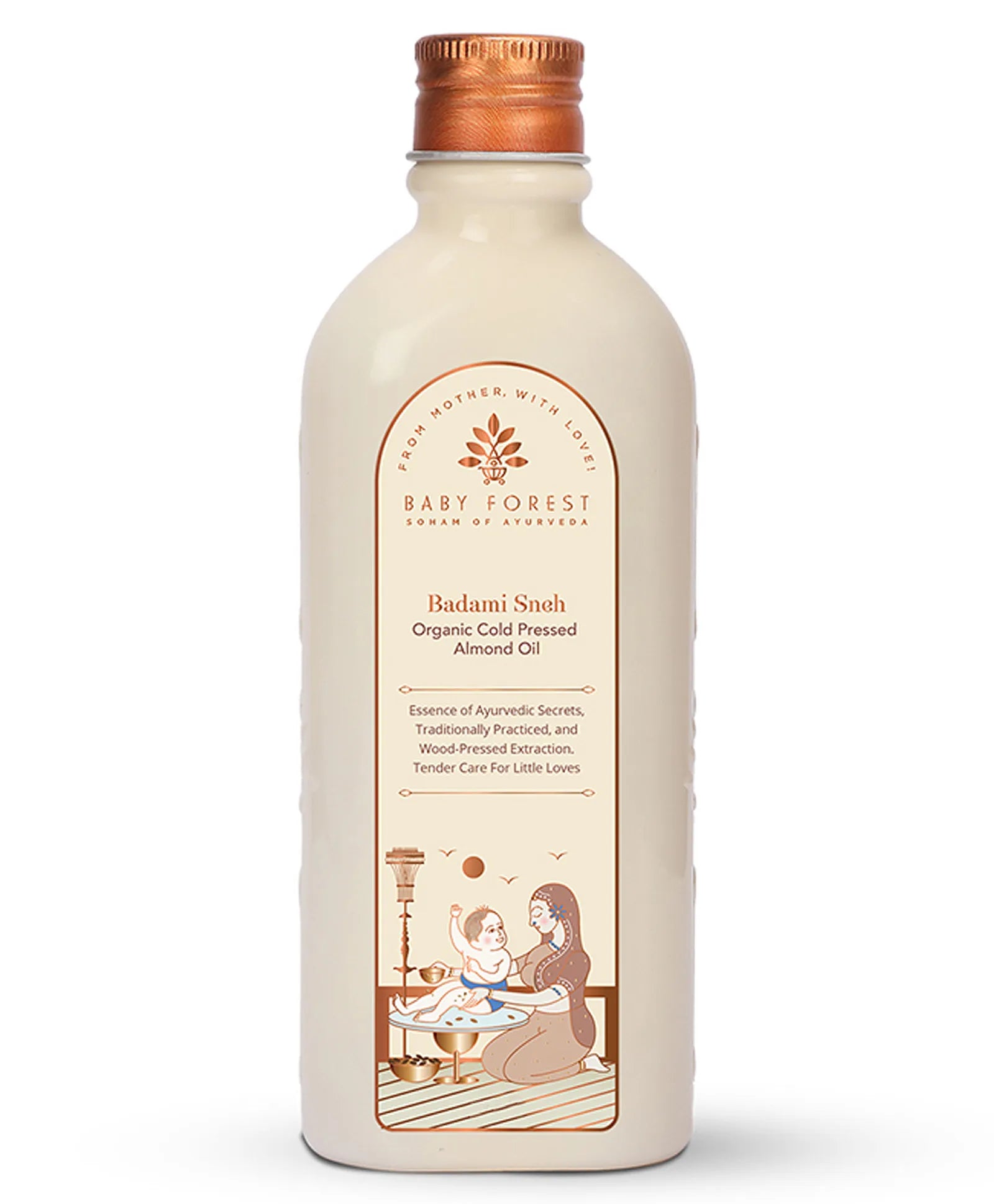 Baby Forest Badami Sneh Cold Pressed Almond Oil For All Types Of Hair and Skin - 200 ml